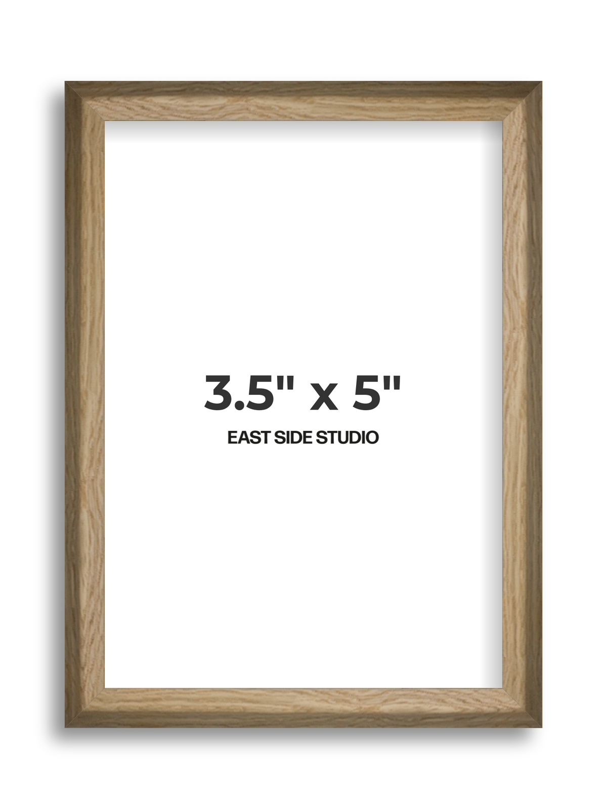 Natural Wood 3.5" x 5" picture frame
