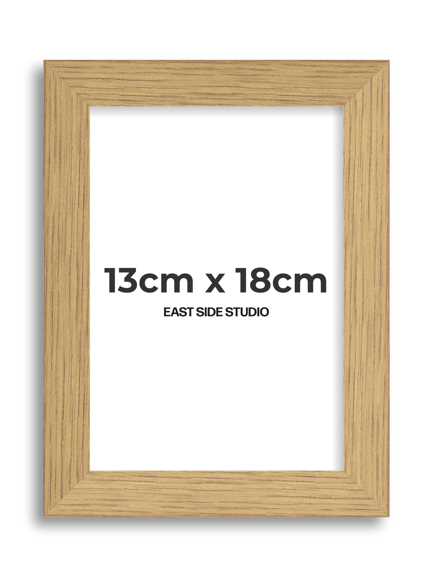 Solid Oak 13cm x 18cm picture frame