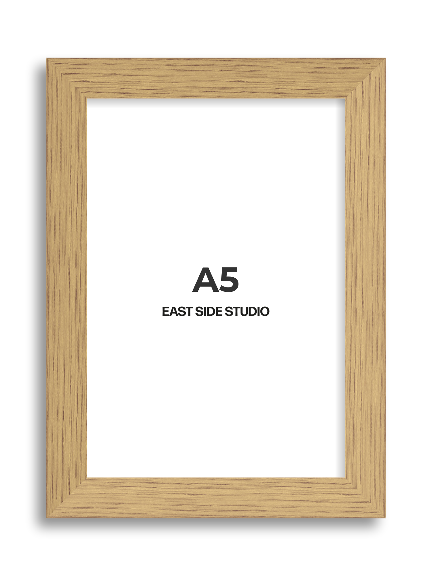 Solid Oak A5 picture frame