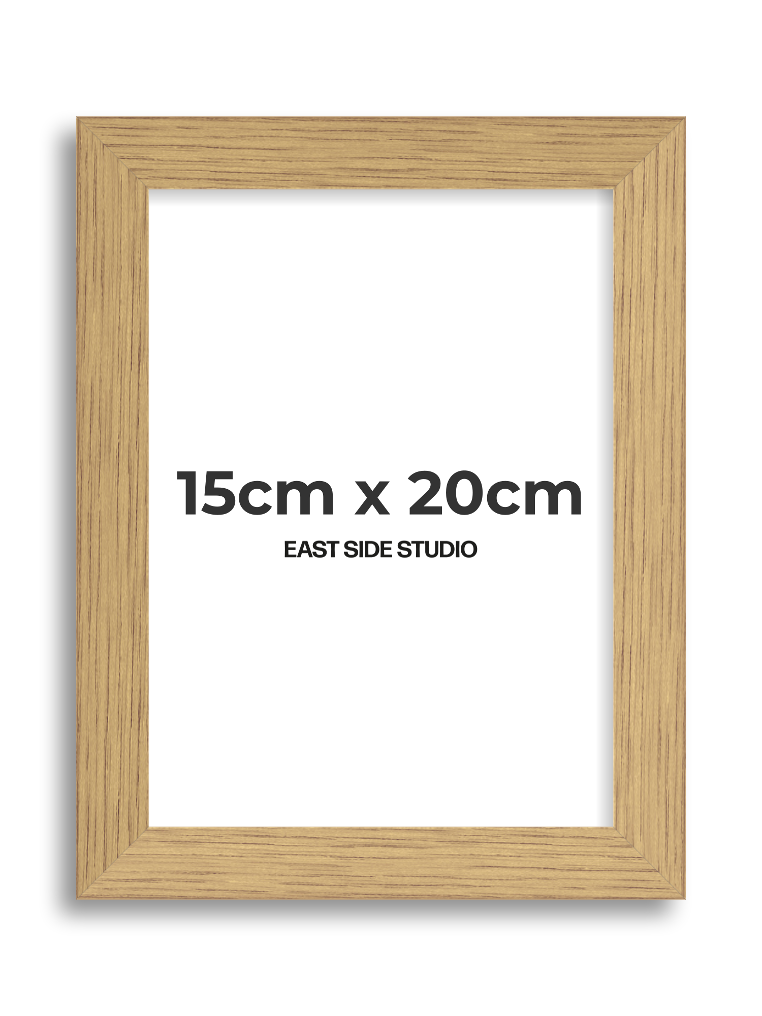 Solid Oak 15cm x 20cm picture frame