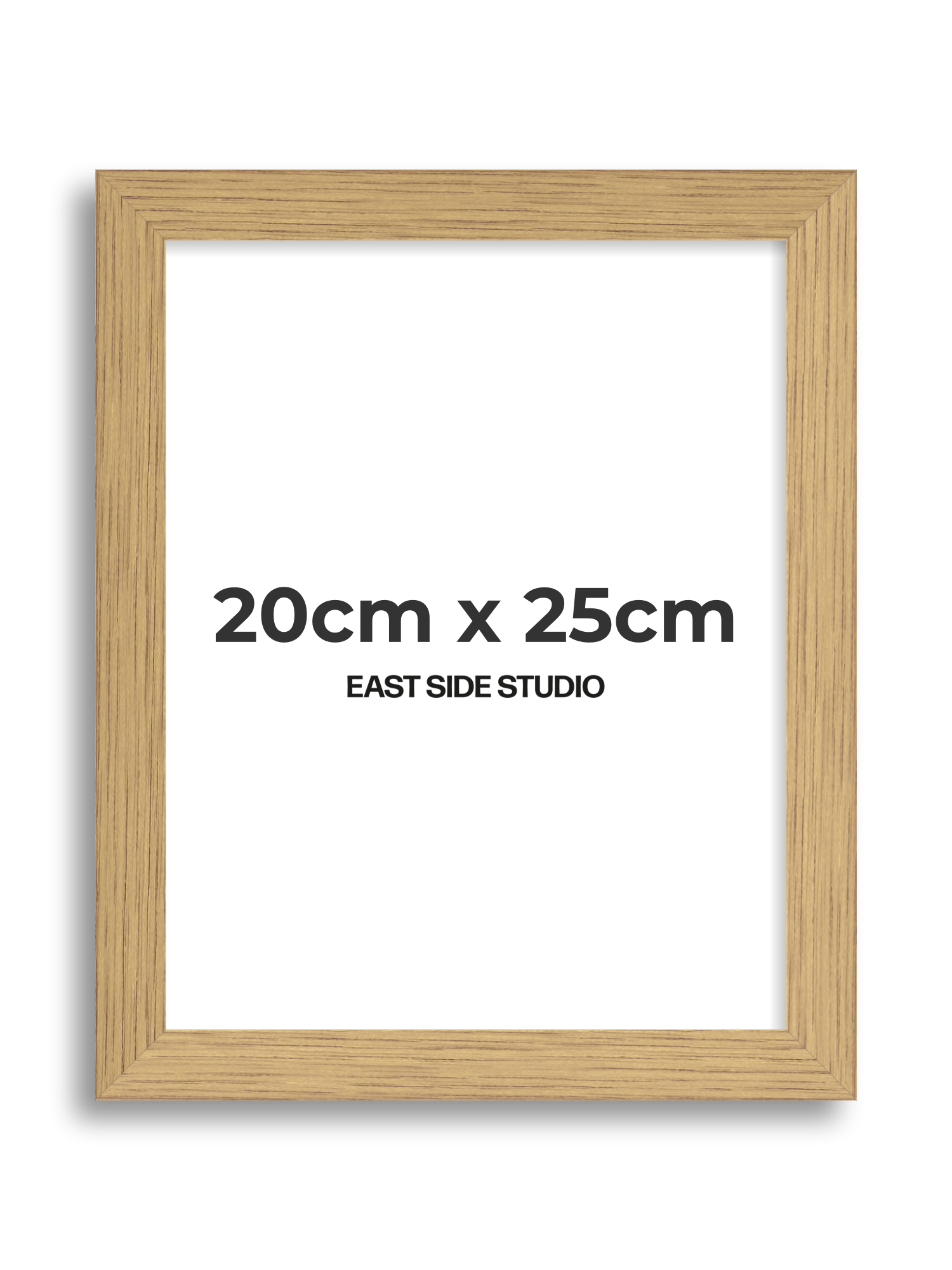 Solid Oak 20cm x 25cm picture frame
