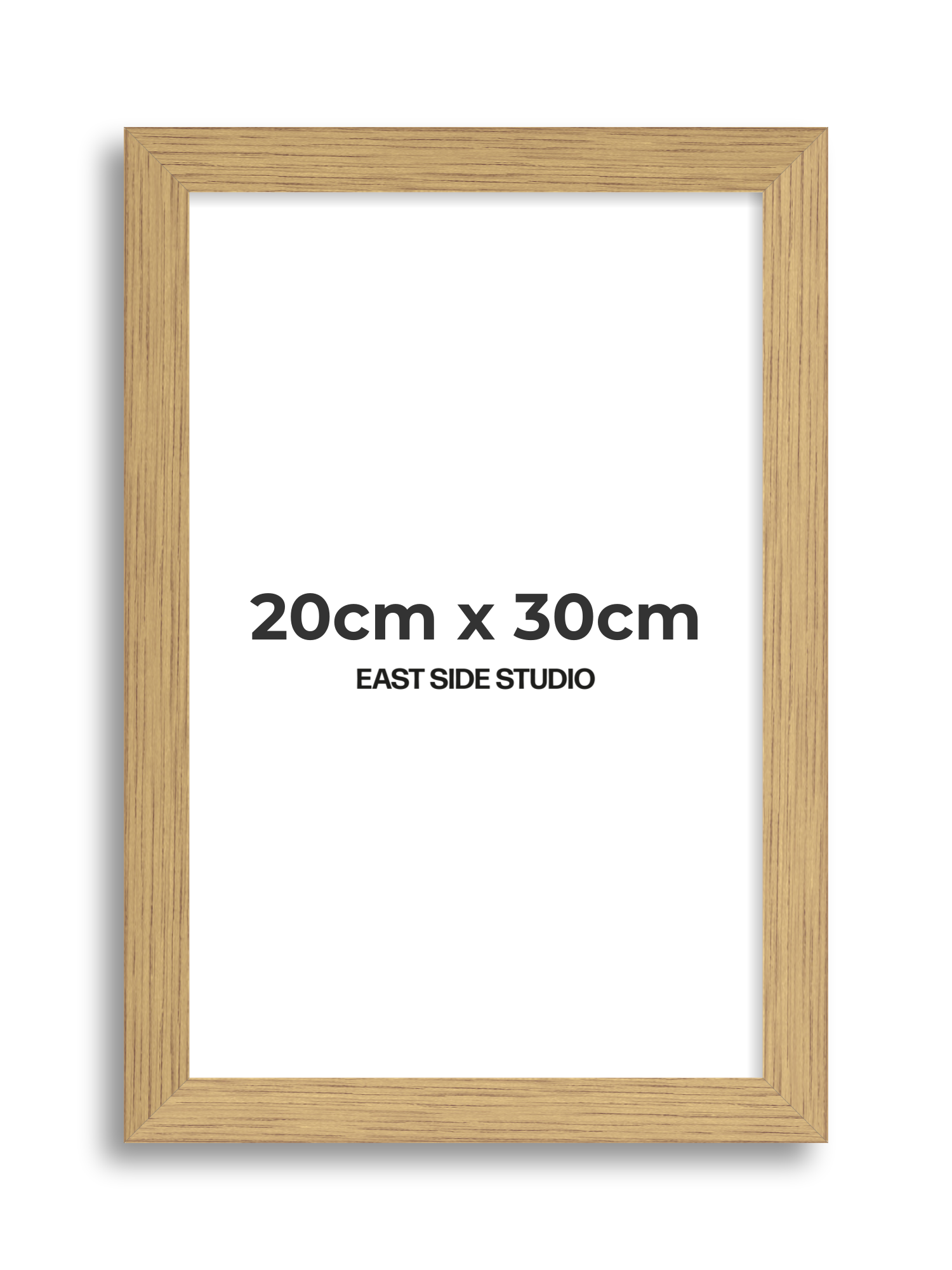 Solid Oak 20cm x 30cm picture frame