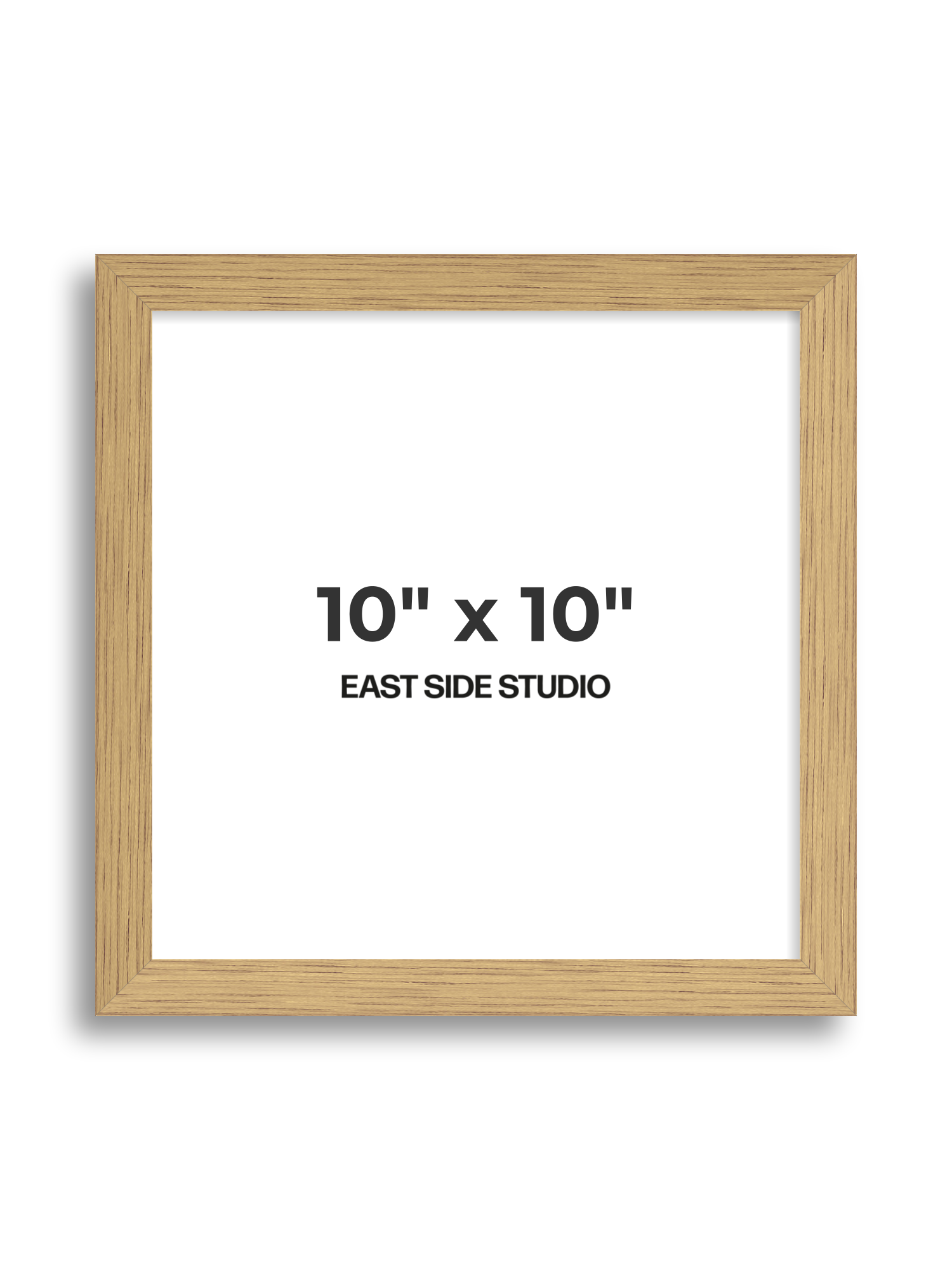 Solid Oak 10" x 10" picture frame