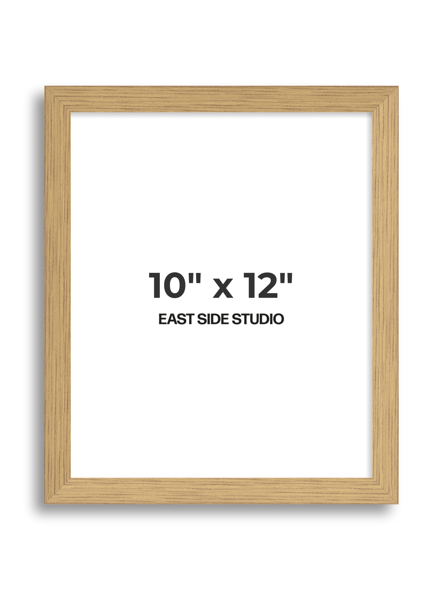 Solid Oak 10" x 12" picture frame