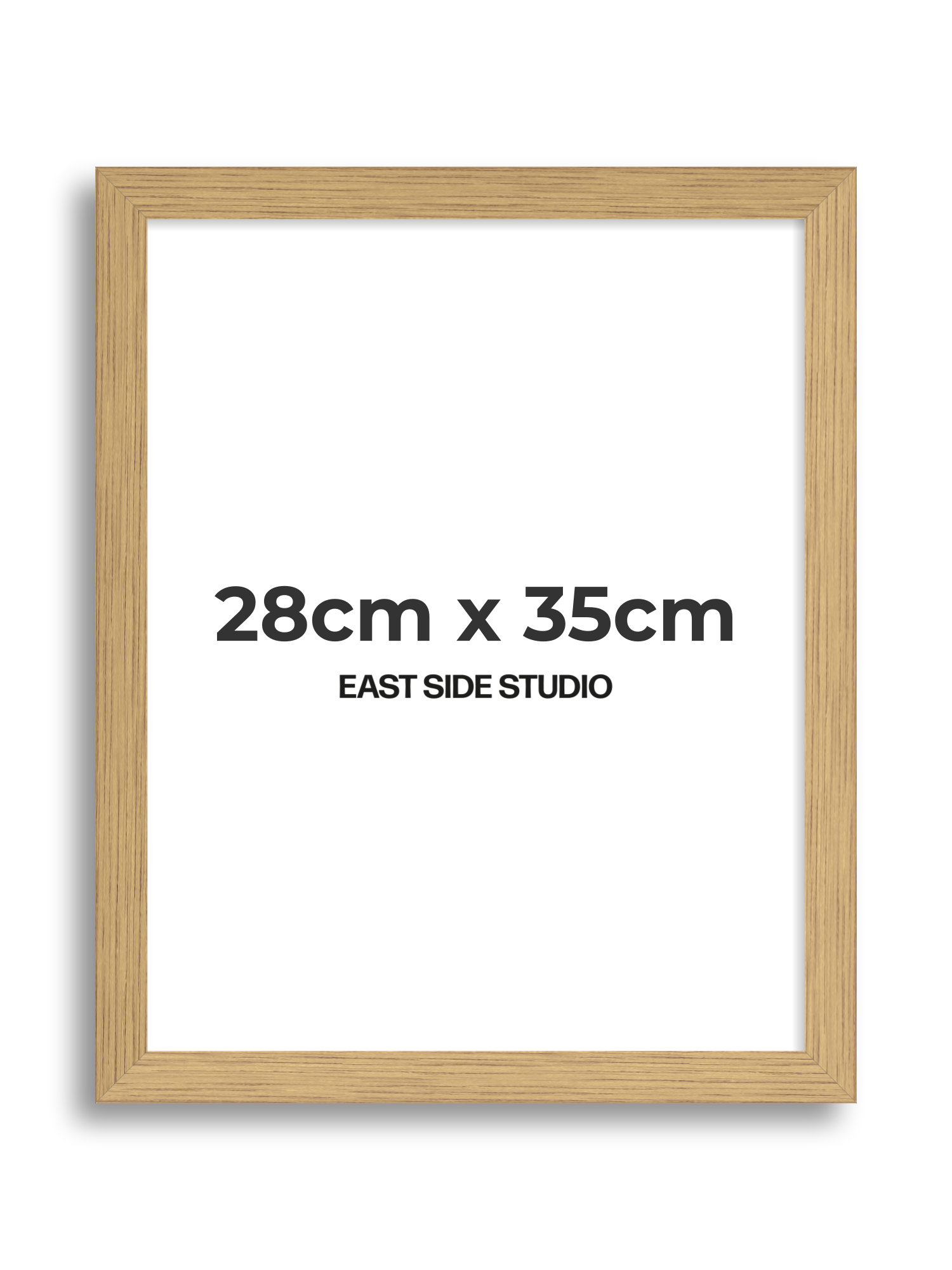 Solid Oak 28cm x 35cm picture frame