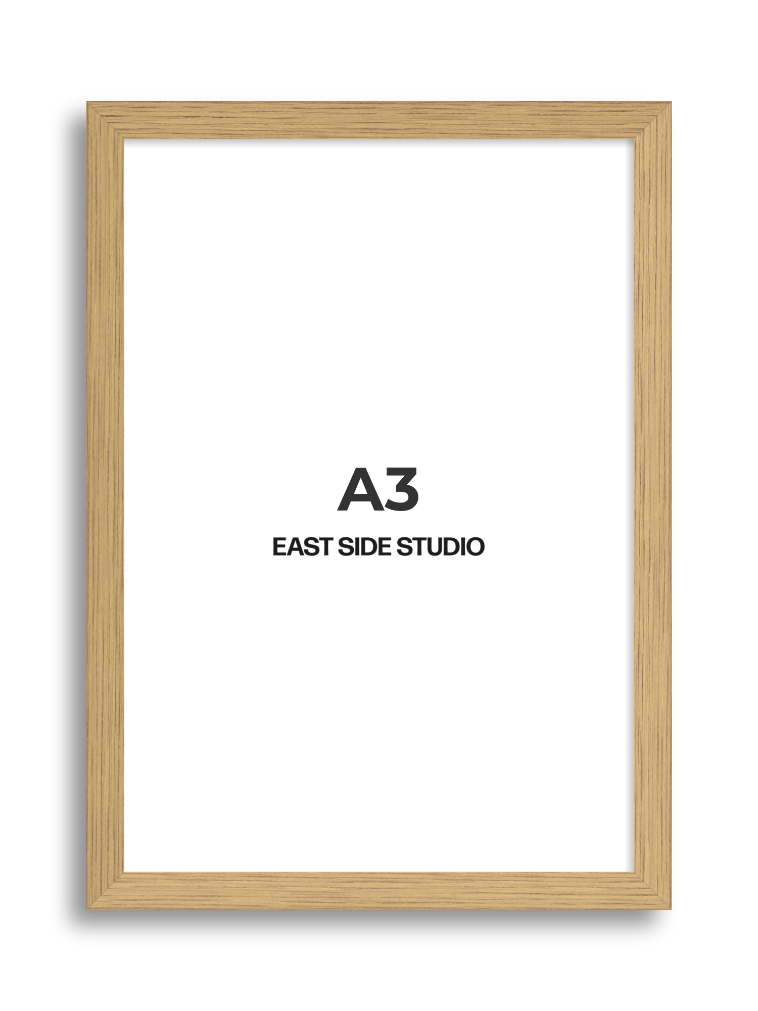 Solid Oak A3 picture frame