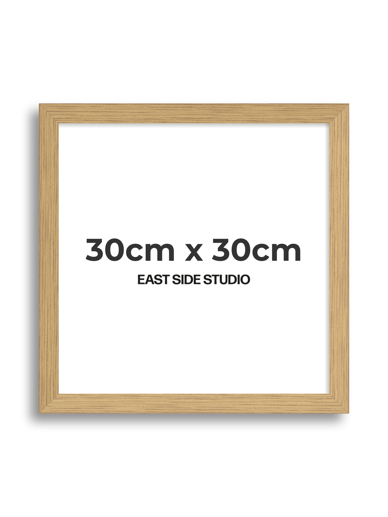 Solid Oak 30cm x 30cm picture frame