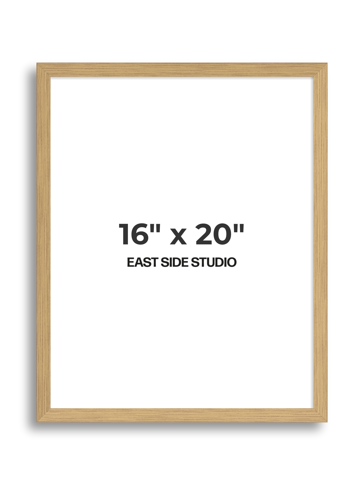 Solid Oak 16" x 20" picture frame