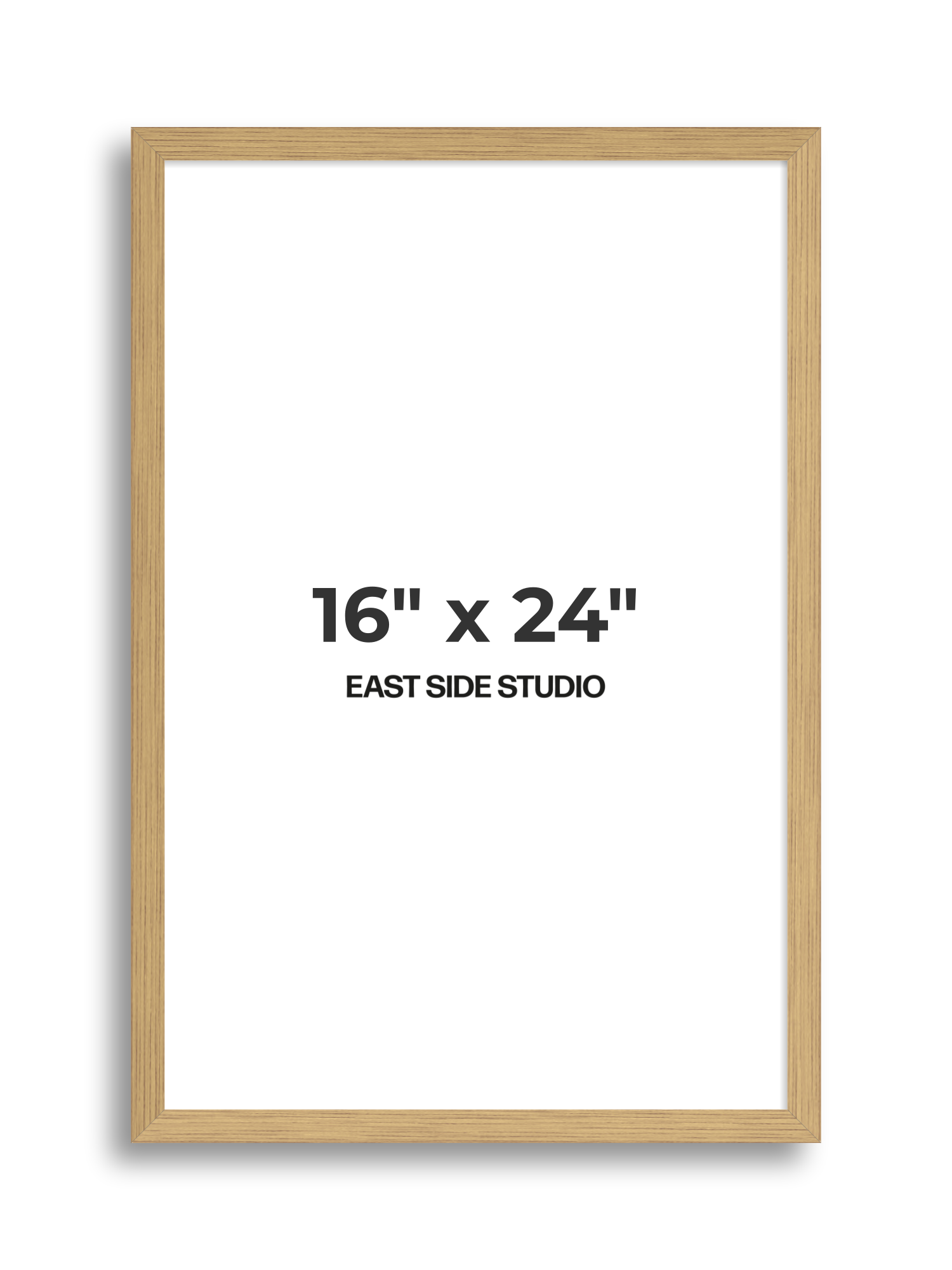 Solid Oak 16" x 24" picture frame