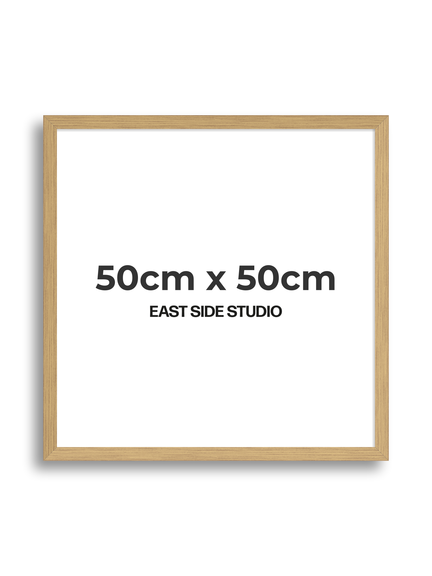 Solid Oak 50cm x 50cm picture frame