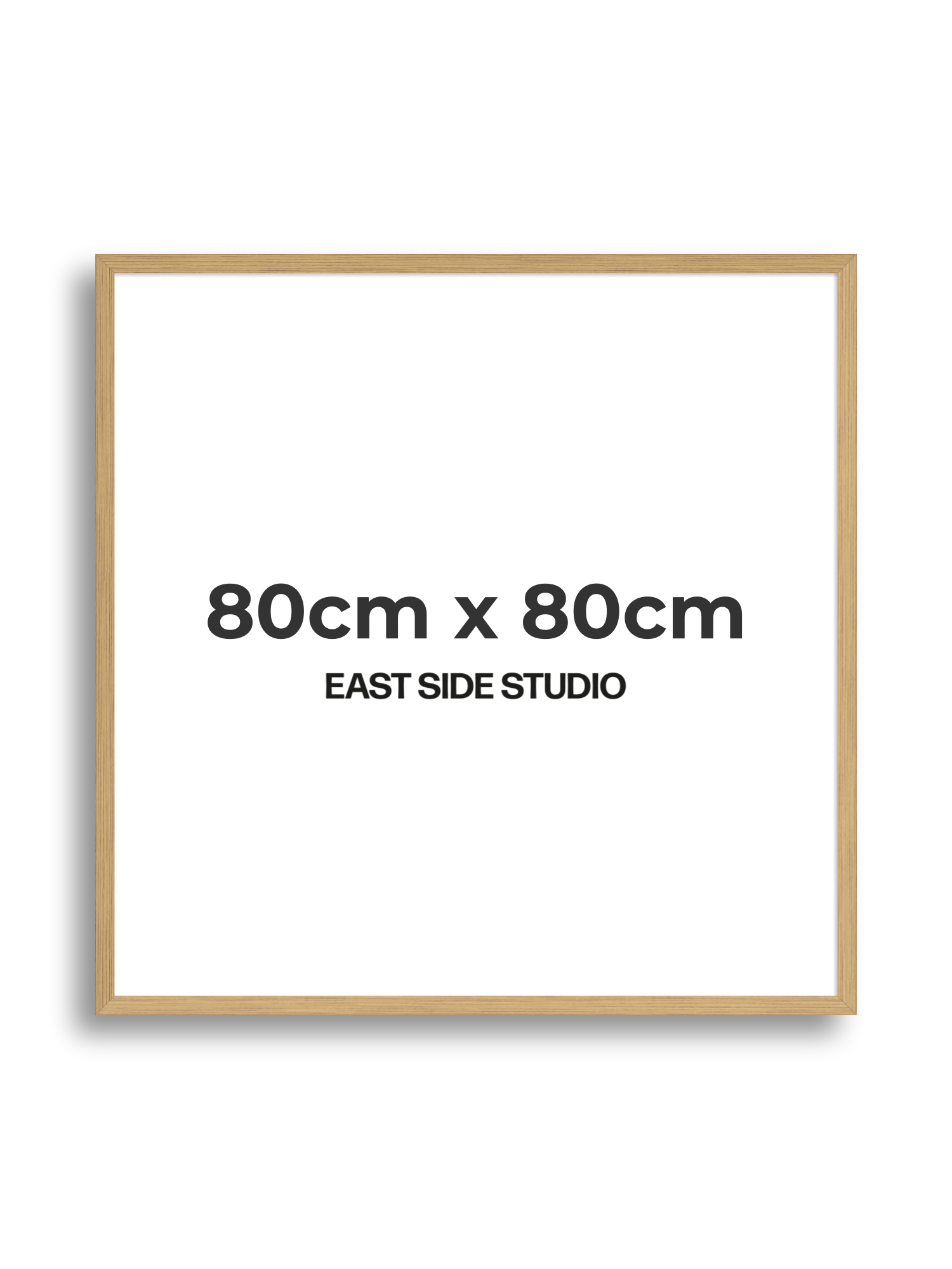 Solid Oak 80cm x 80cm picture frame
