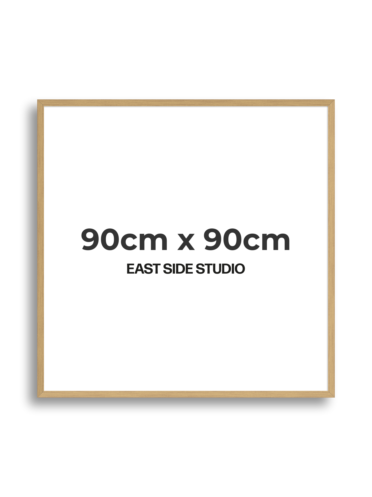 Solid Oak 90cm x 90cm picture frame