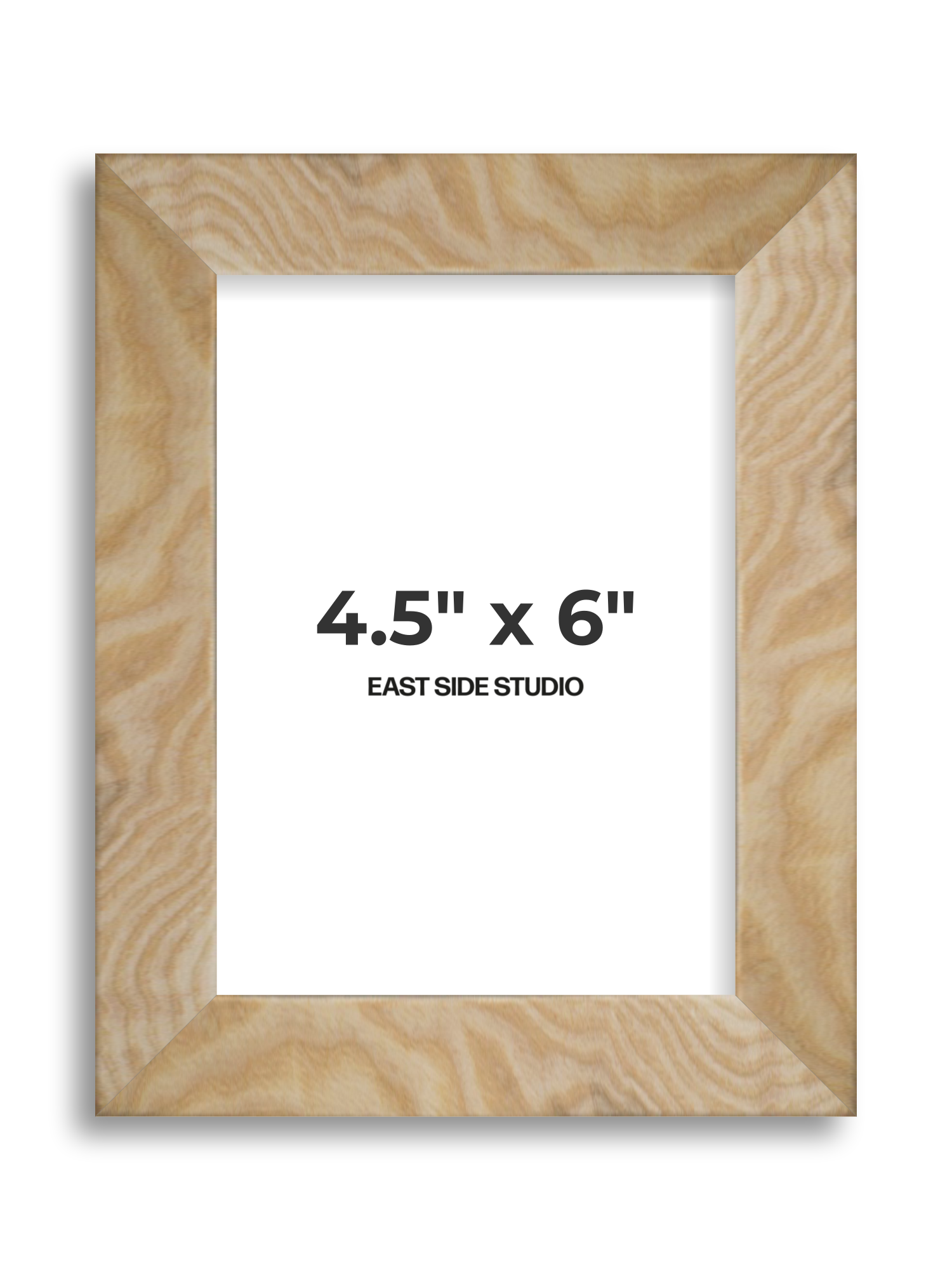 Solid Ash 4.5" x 6" picture frame