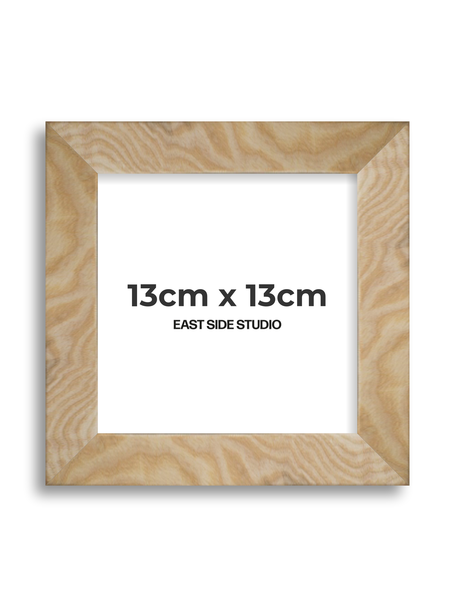 Solid Ash 13cm x 13cm picture frame