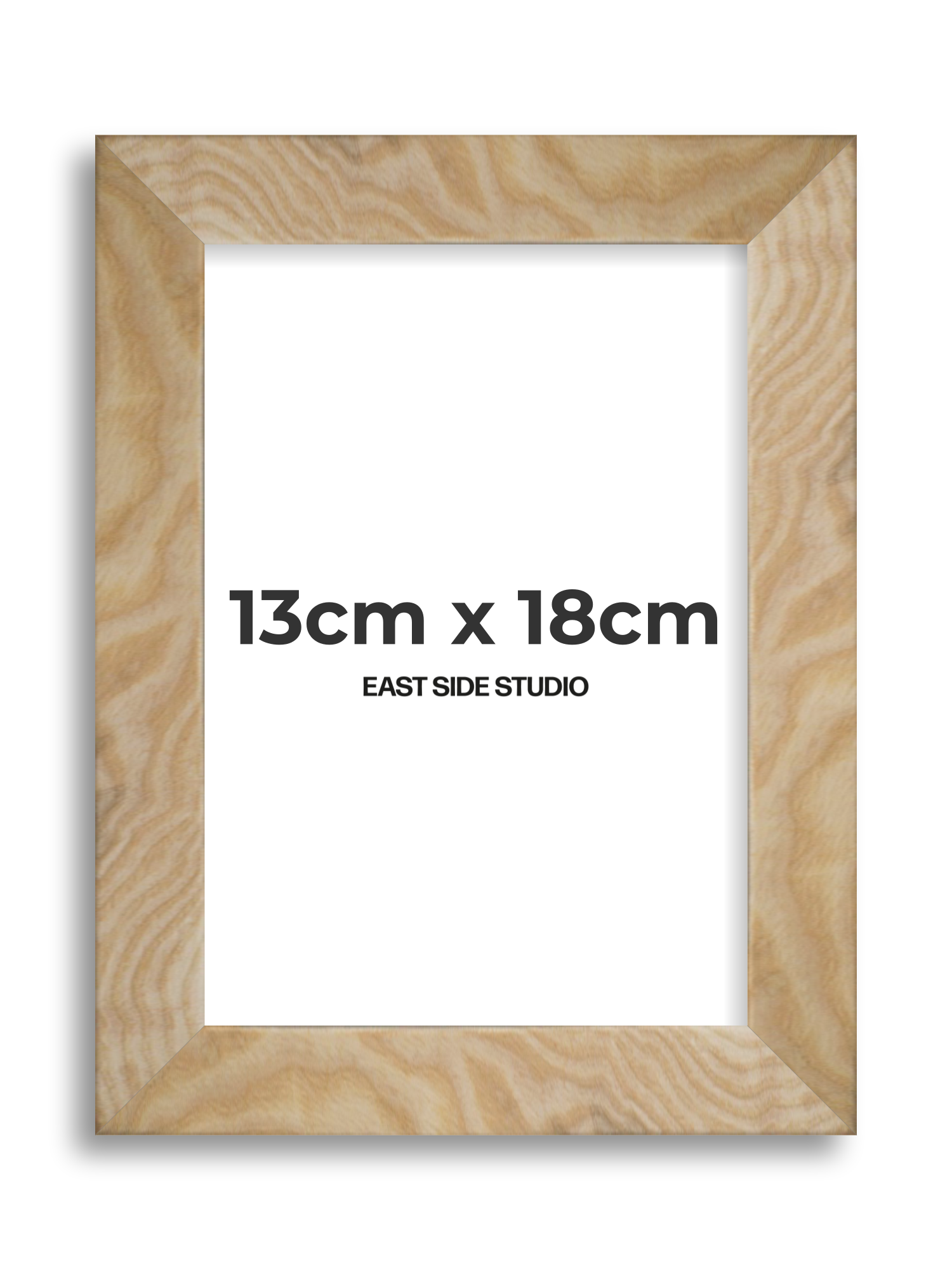 Solid Ash 13cm x 18cm picture frame
