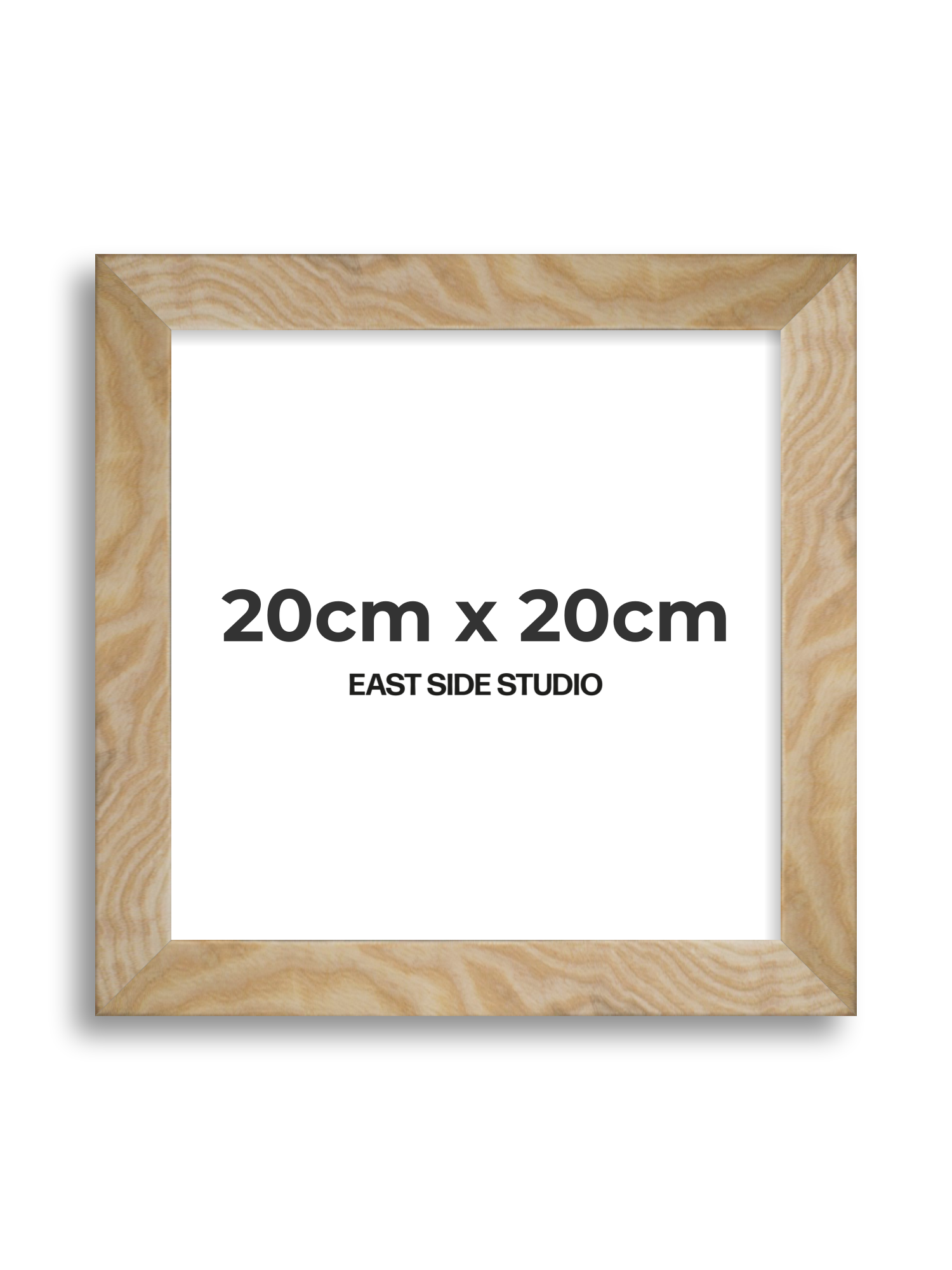 Solid Ash 20cm x 20cm picture frame