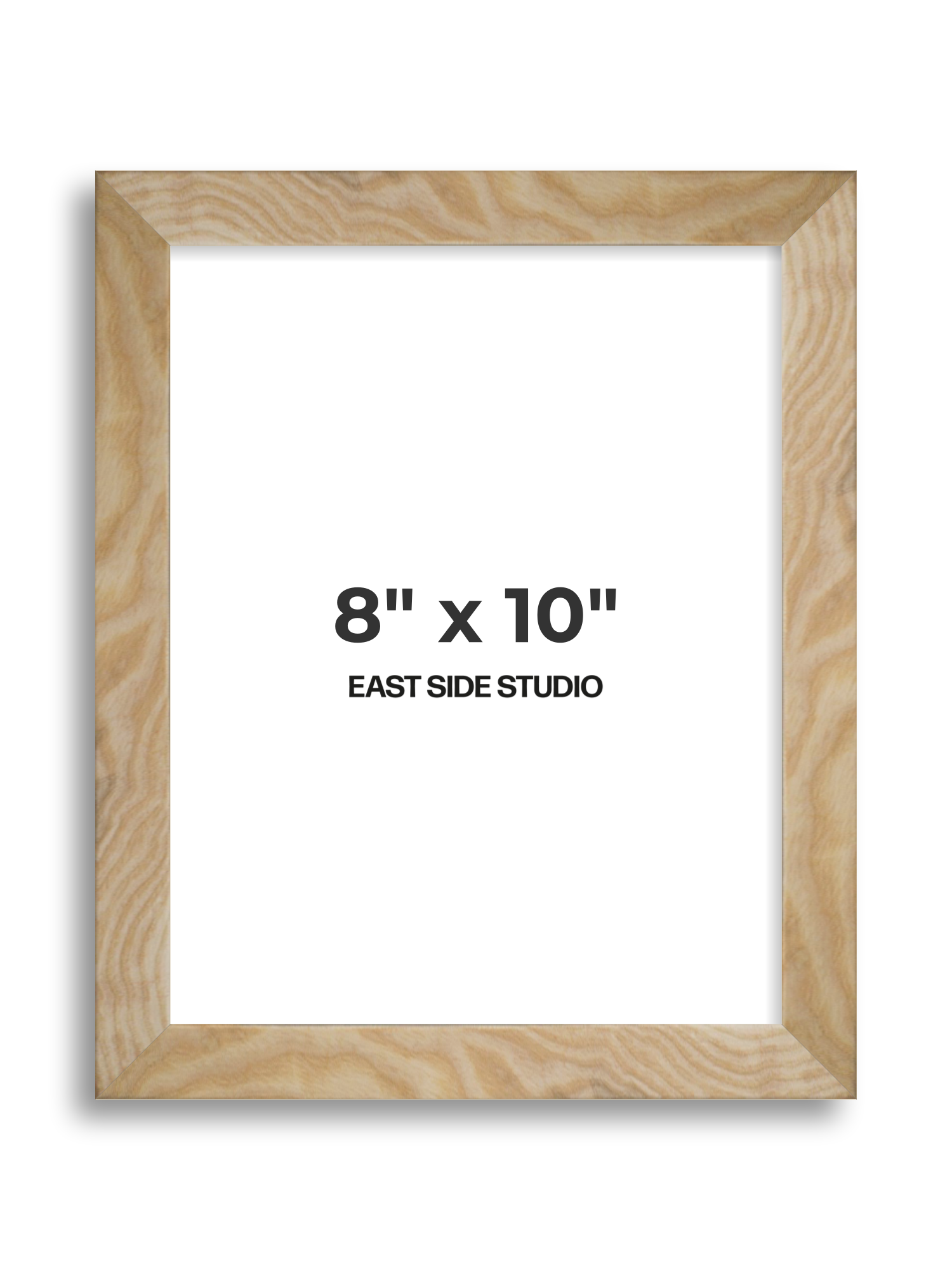 Solid Ash 8" x 10" picture frame