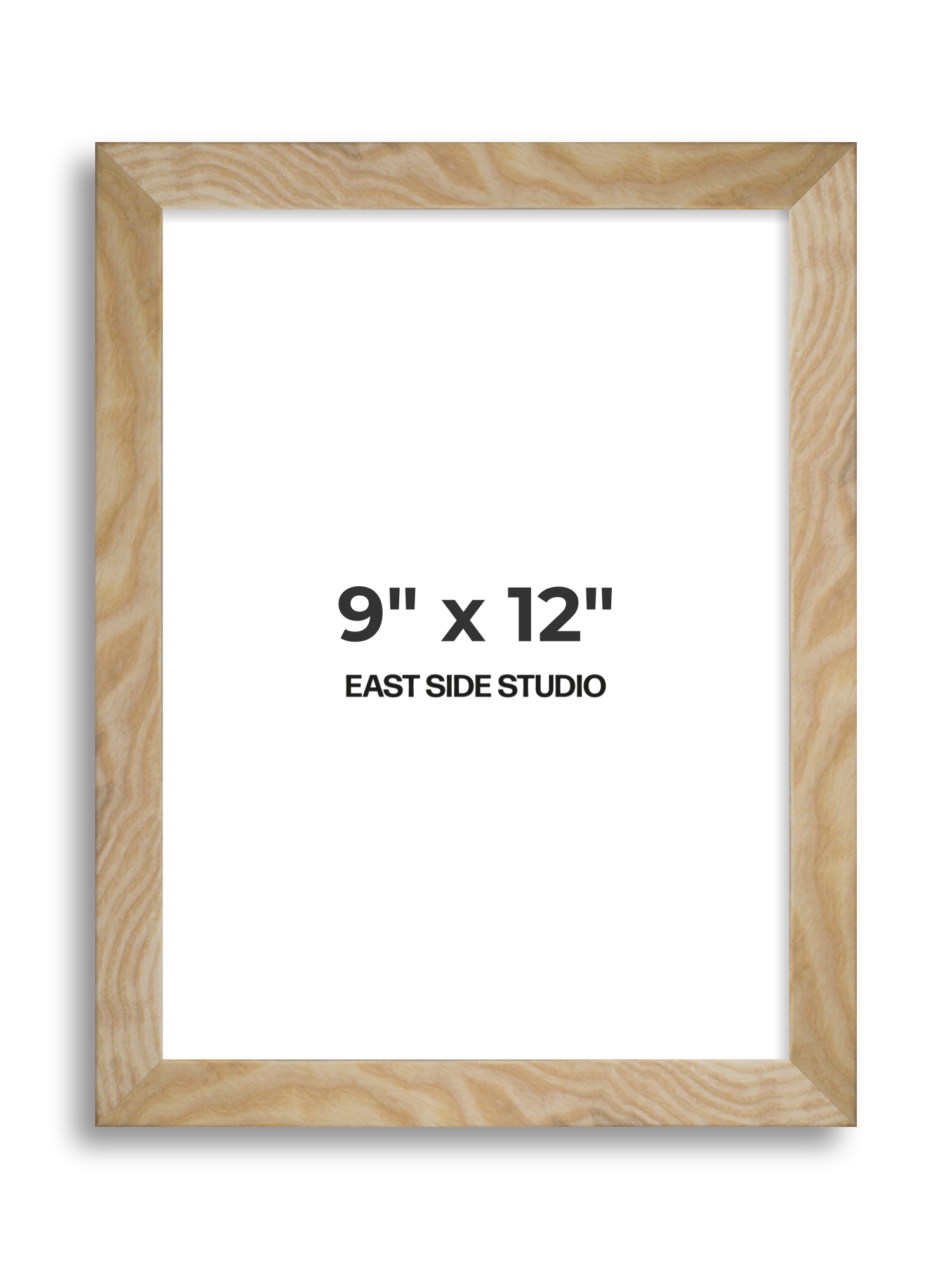 Solid Ash 9" x 12" picture frame
