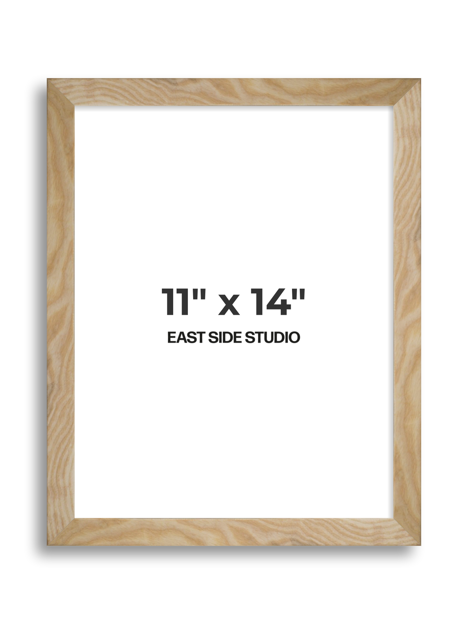 Solid Ash 11" x 14" picture frame