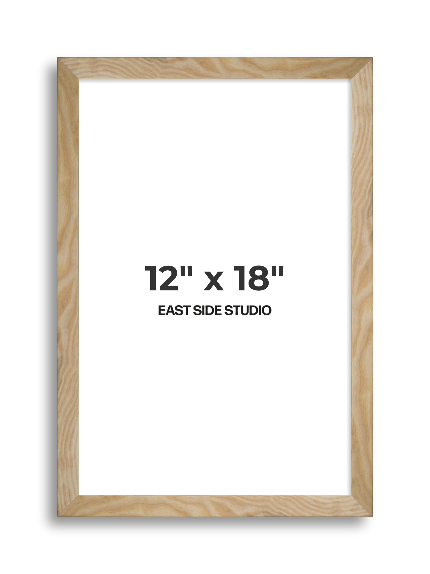 Solid Ash 12" x 18" picture frame