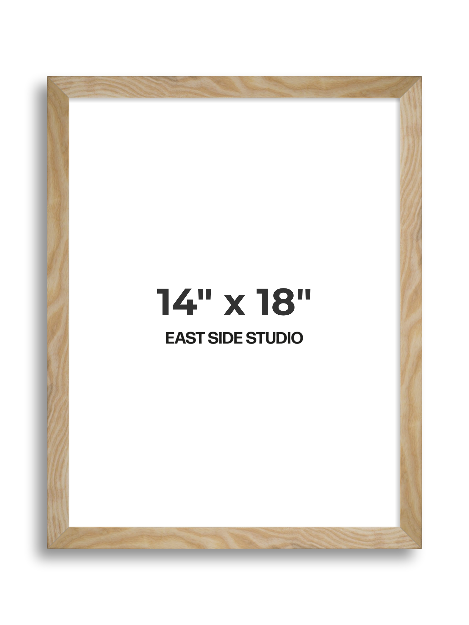 Solid Ash 14" x 18" picture frame