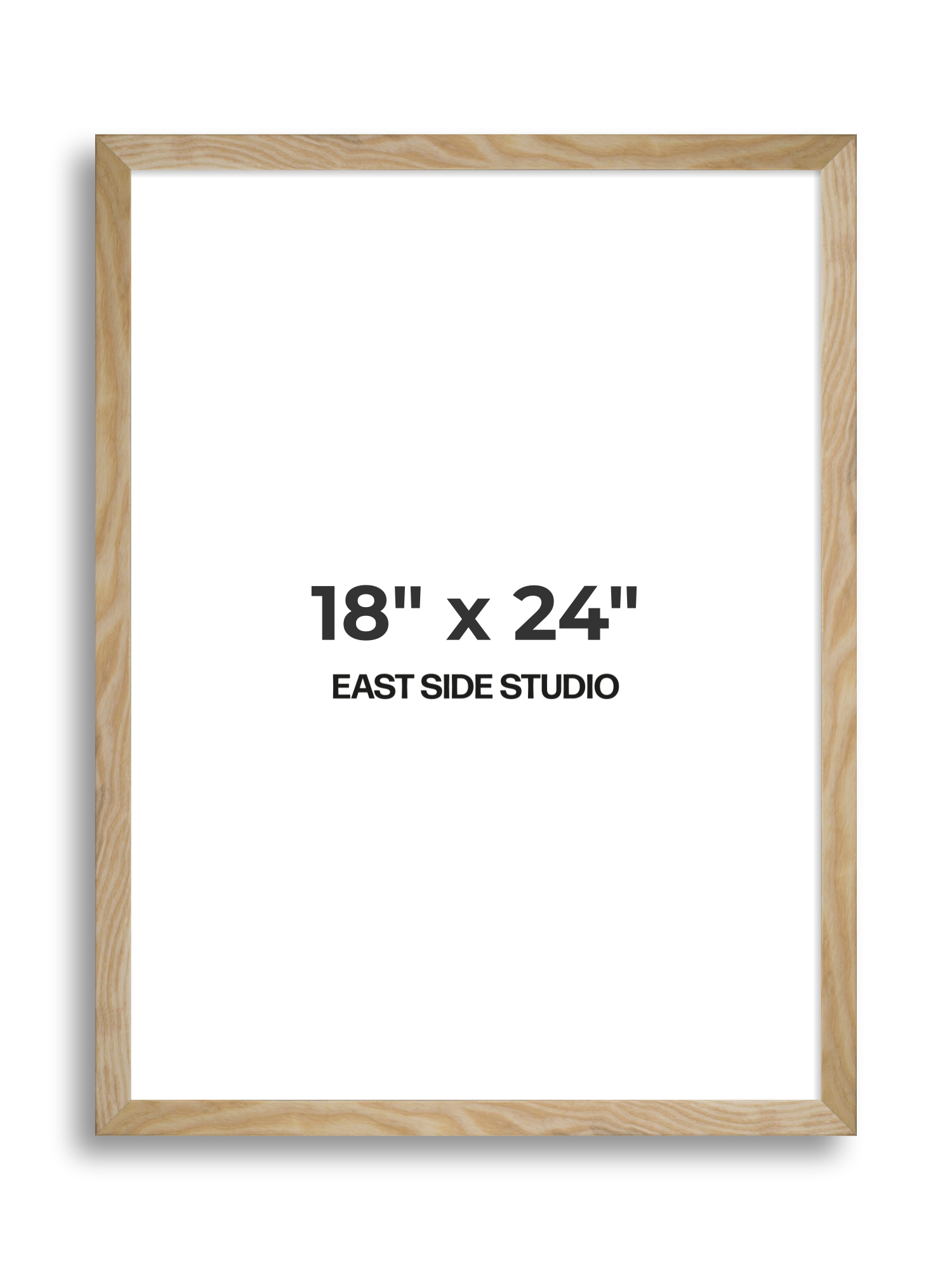 Solid Ash 18" x 24" picture frame