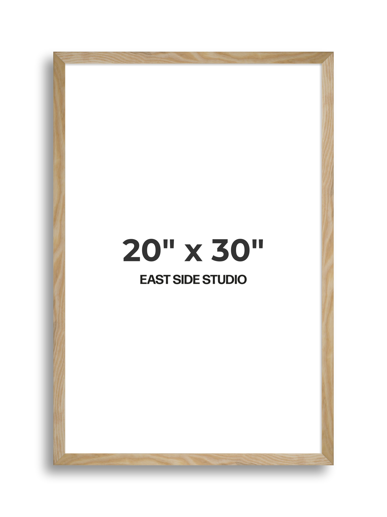 Solid Ash 20" x 30" picture frame