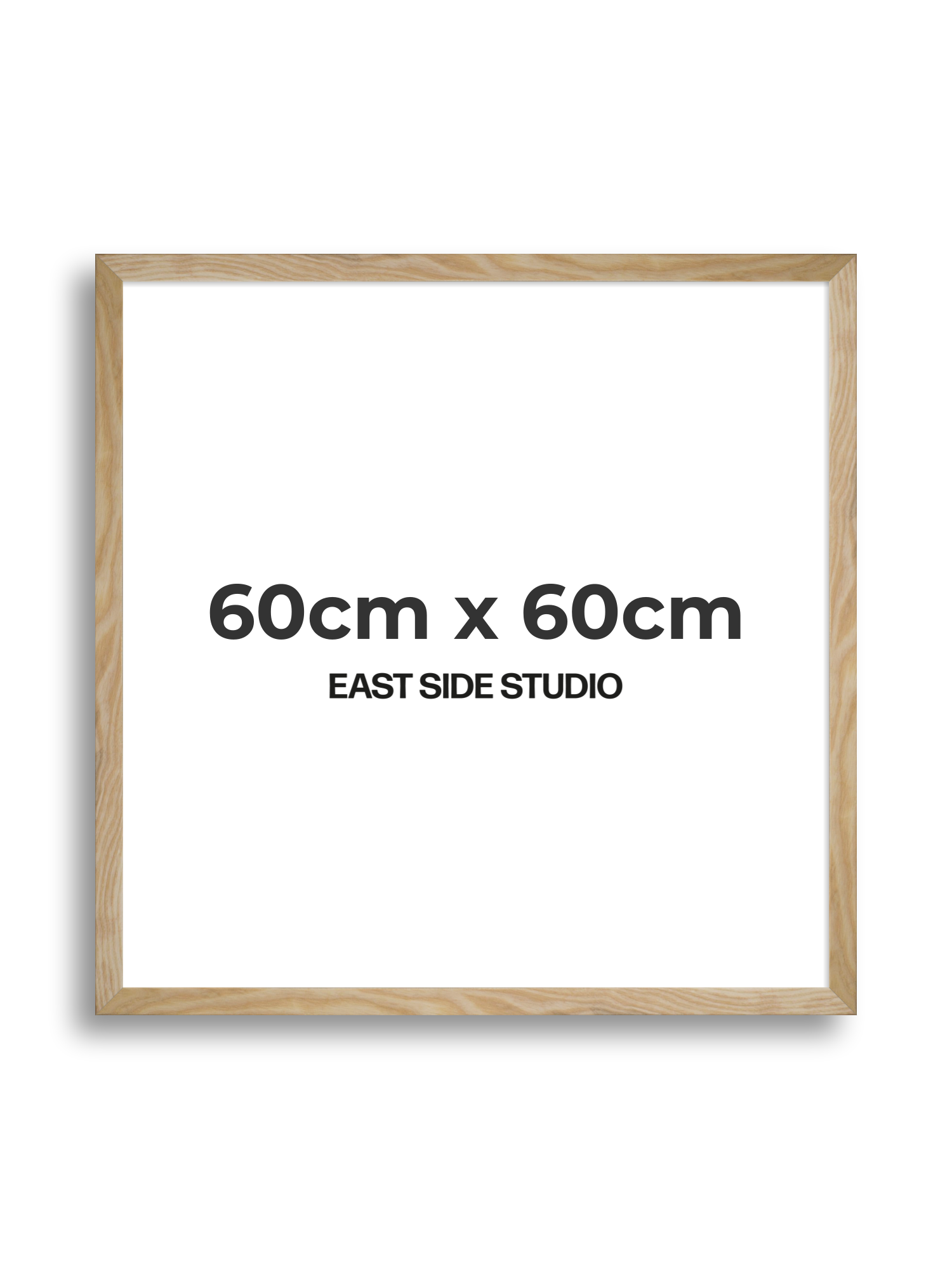 Solid Ash 60cm x 60cm picture frame