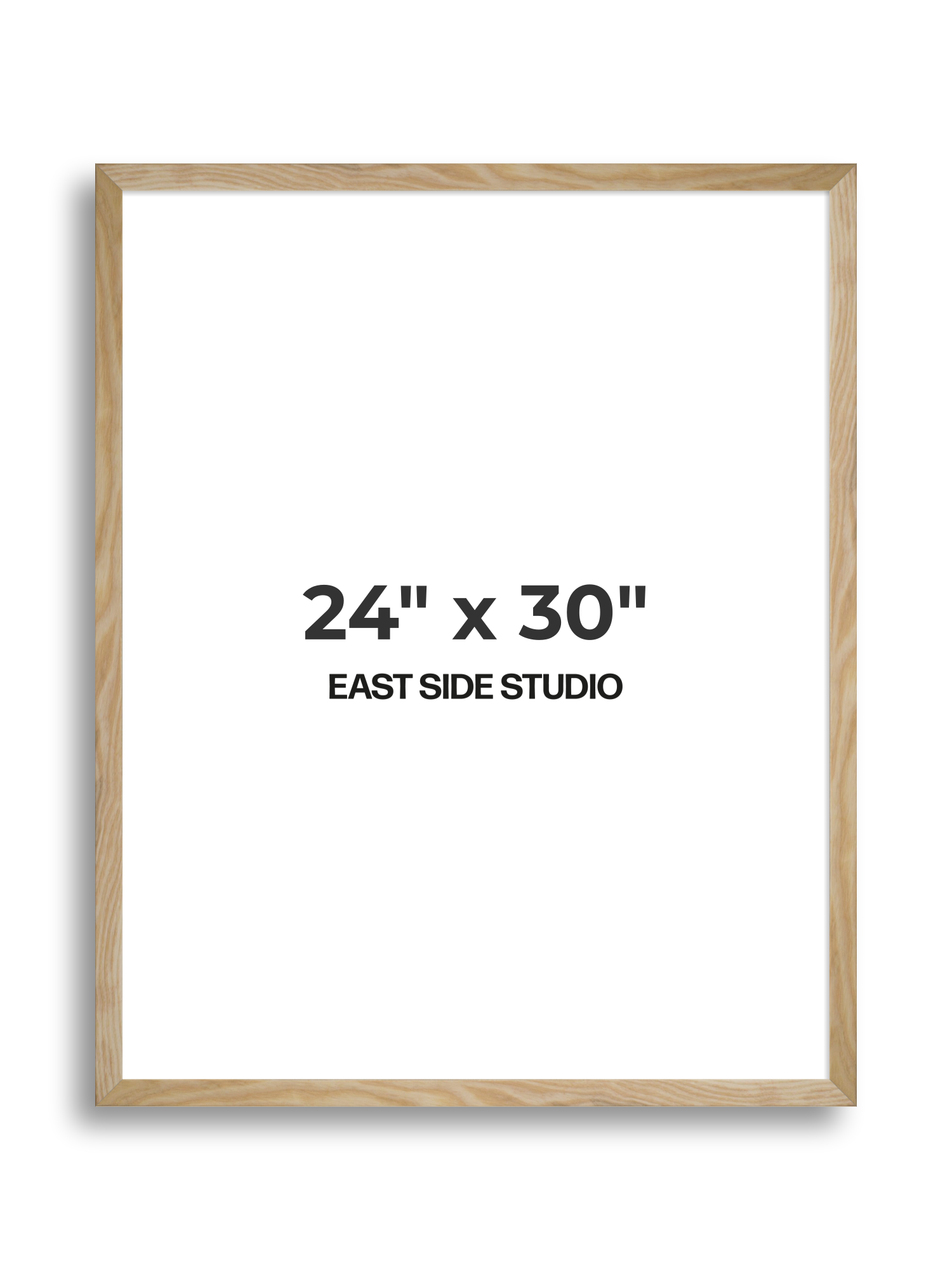 Solid Ash 24" x 30" picture frame