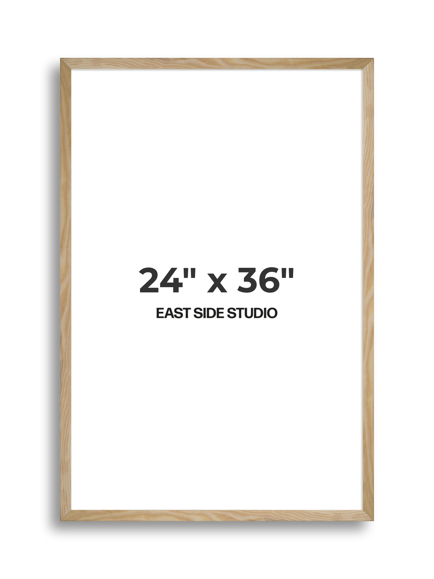 Solid Ash 24" x 36" picture frame