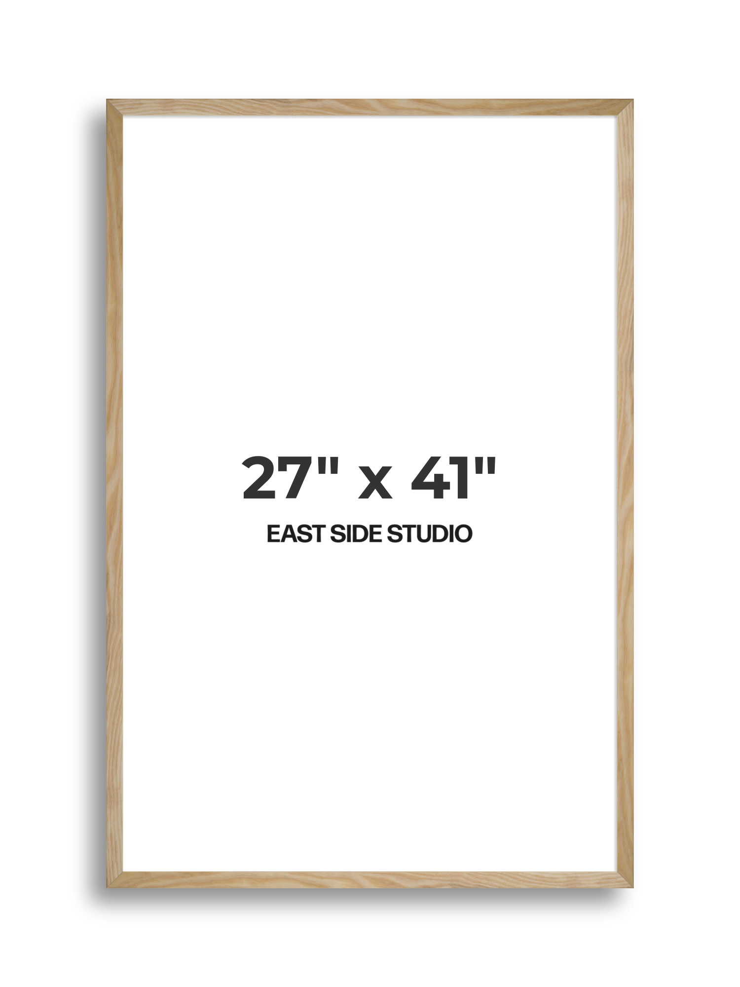 Solid Ash 27" x 41" picture frame