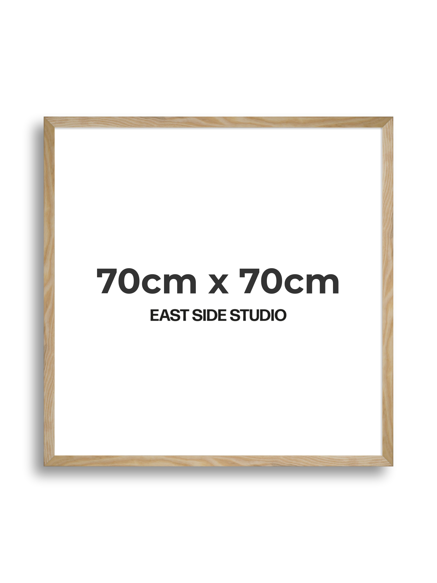 Solid Ash 70cm x 70cm picture frame