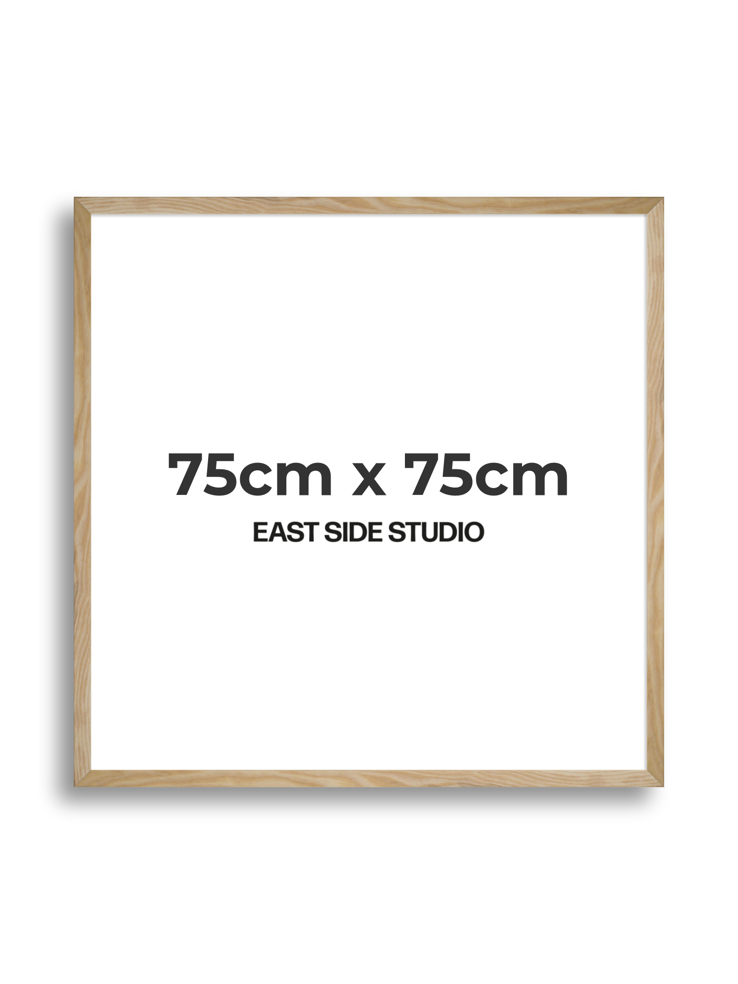 Solid Ash 75cm x 75cm picture frame