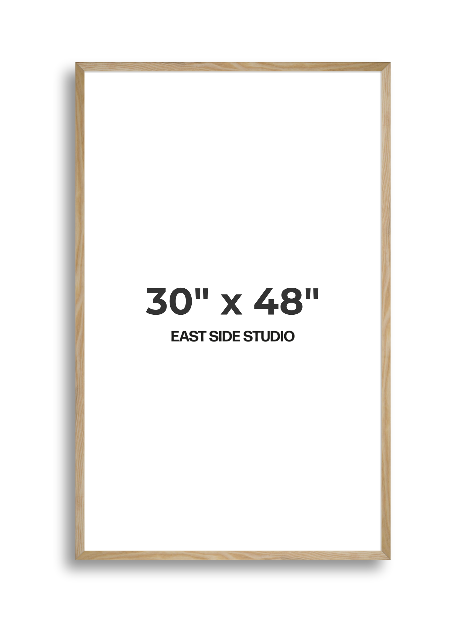 Solid Ash 30" x 48" picture frame