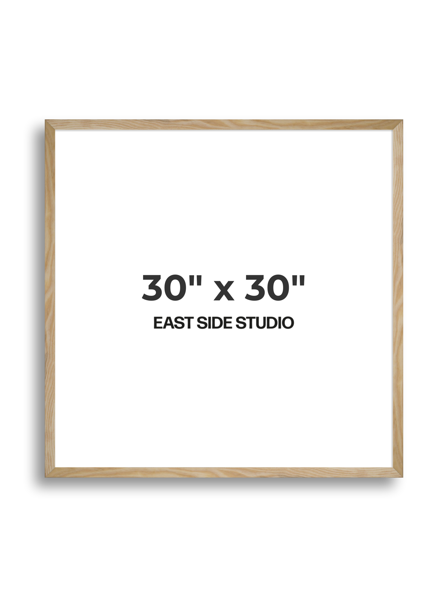 Solid Ash 30" x 30" picture frame