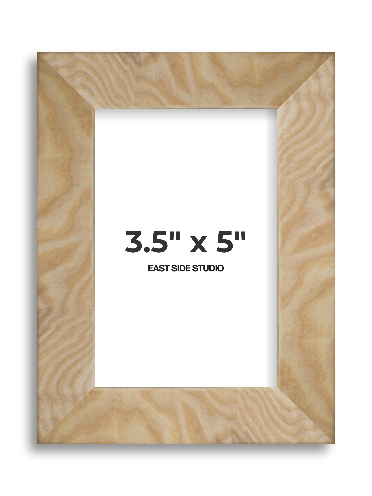 Solid Ash 3.5" x 5" picture frame