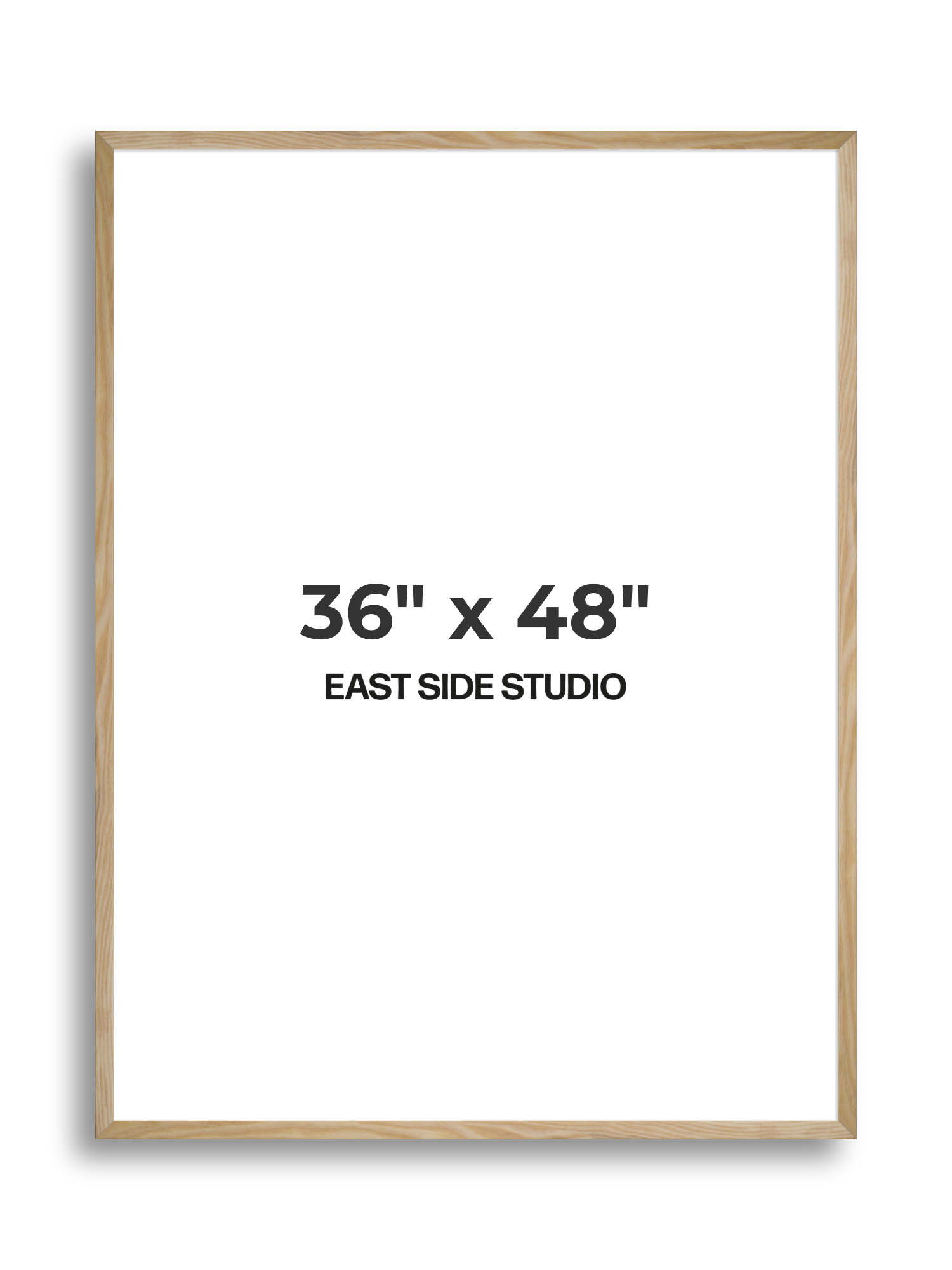 Solid Ash 36" x 48" picture frame