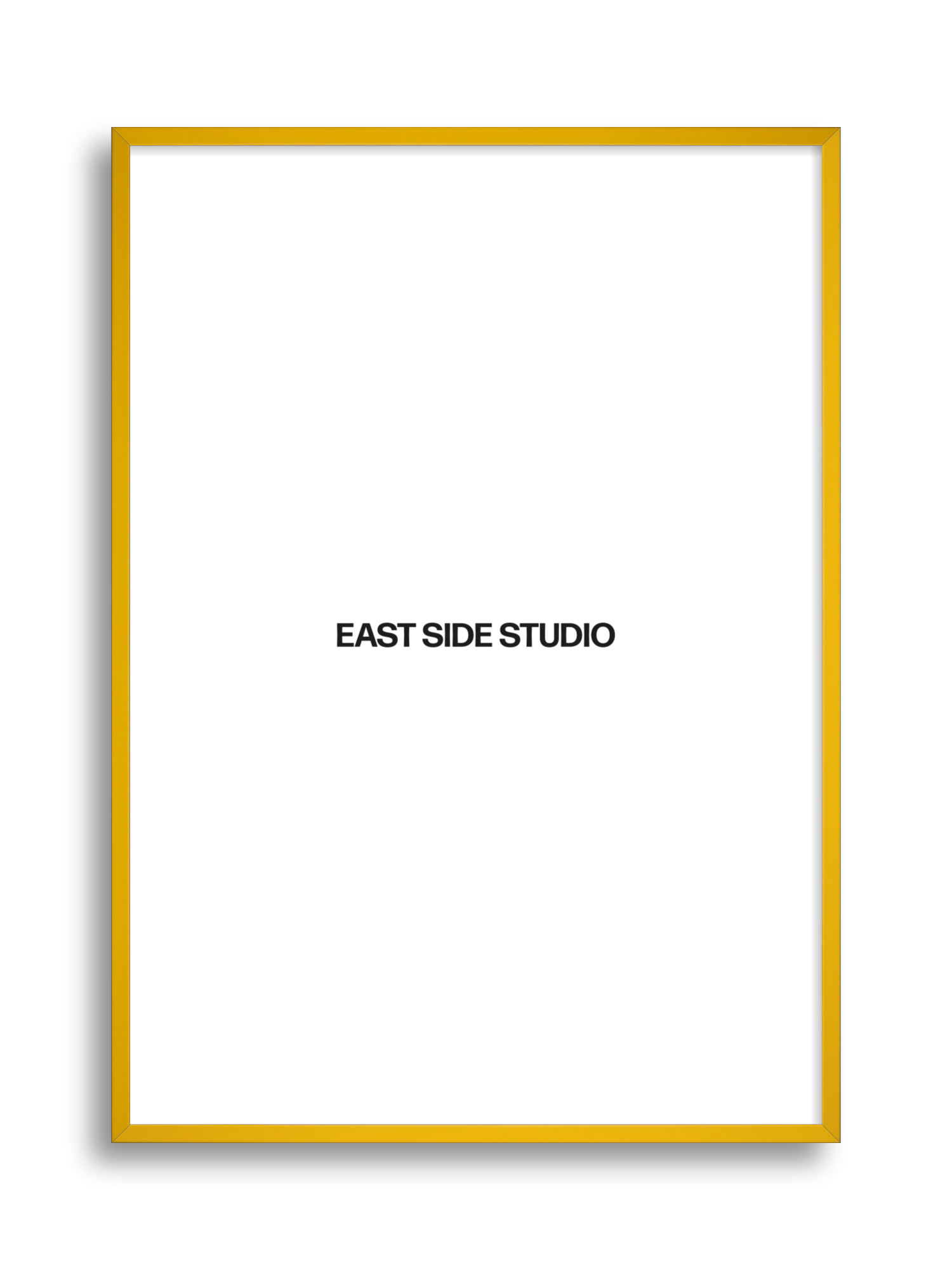 Egg Yolk Yellow - Slim picture frame