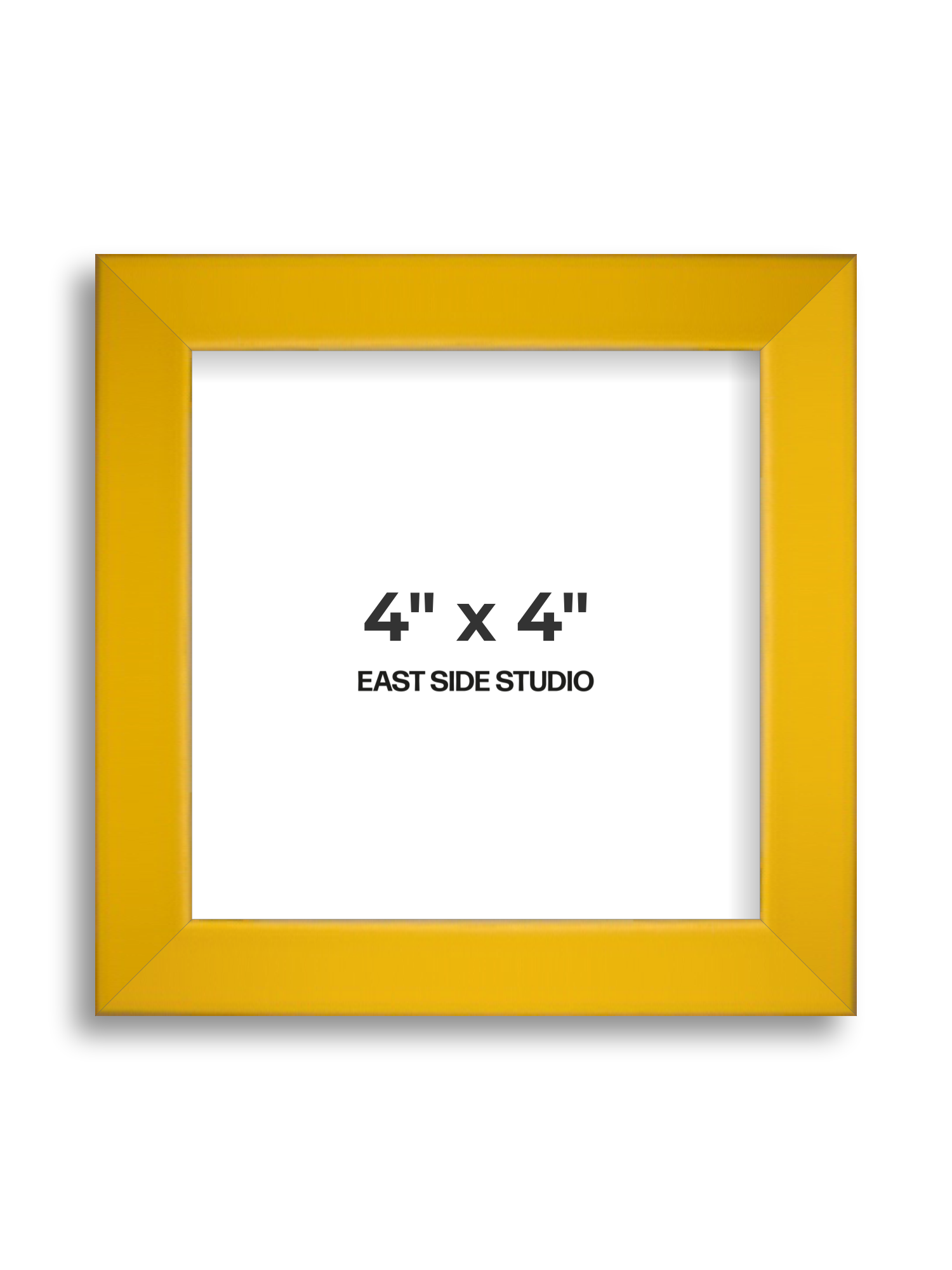 Egg Yolk Yellow 4" x 4" picture frame