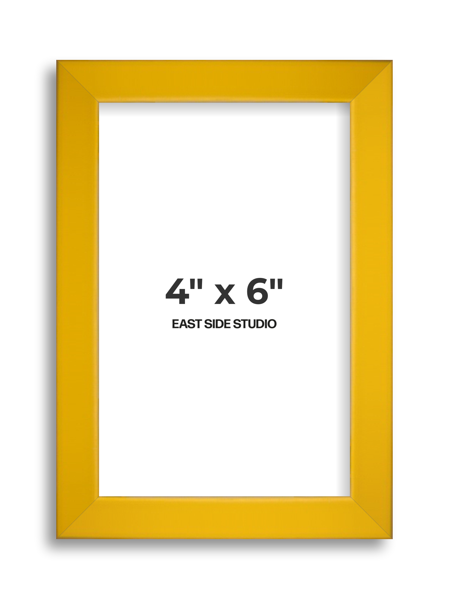 Egg Yolk Yellow 4" x 6" picture frame