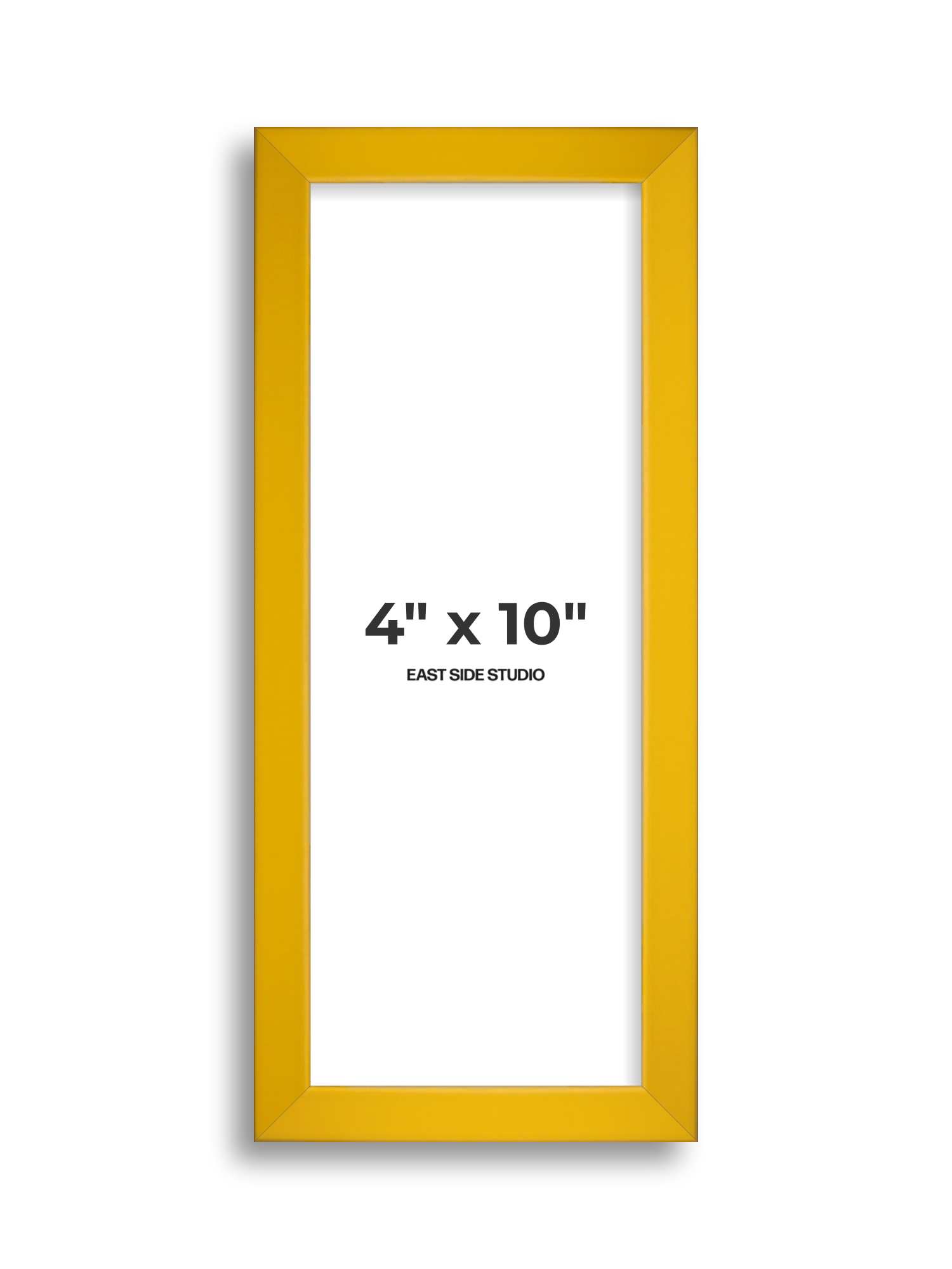 Egg Yolk Yellow 4" x 10" picture frame