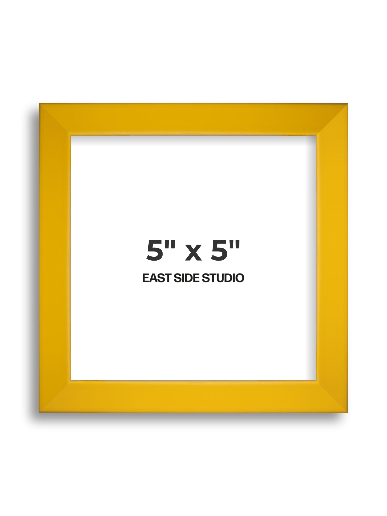 Egg Yolk Yellow 5" x 5" picture frame
