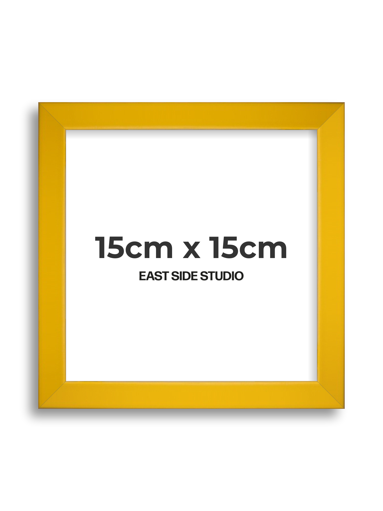 Egg Yolk Yellow 15cm x 15cm picture frame