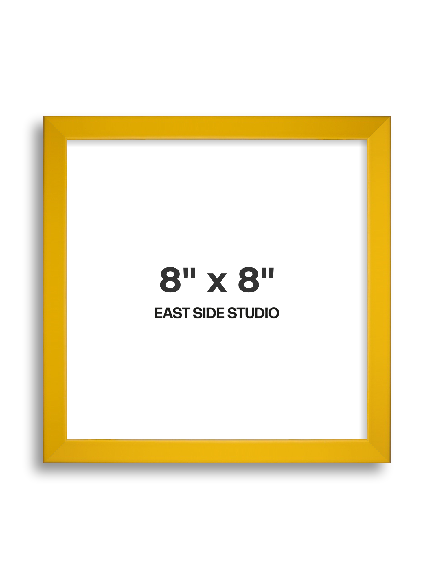 Egg Yolk Yellow 8" x 8" picture frame