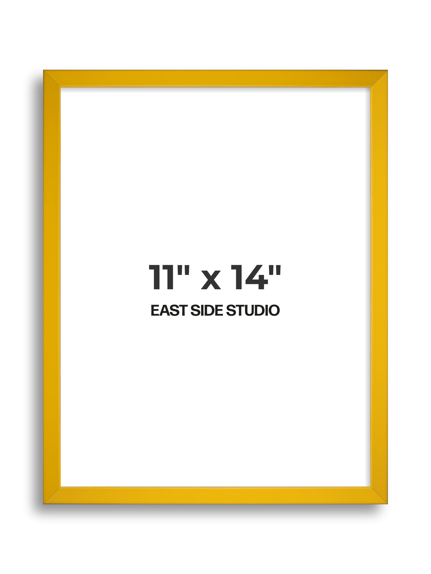 Egg Yolk Yellow 11" x 14" picture frame