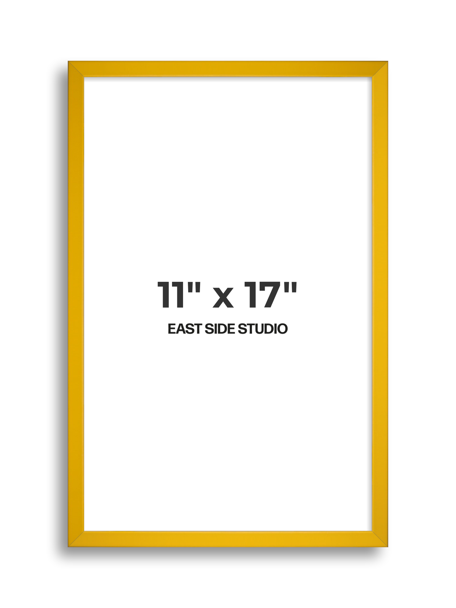 Egg Yolk Yellow 11" x 17" picture frame