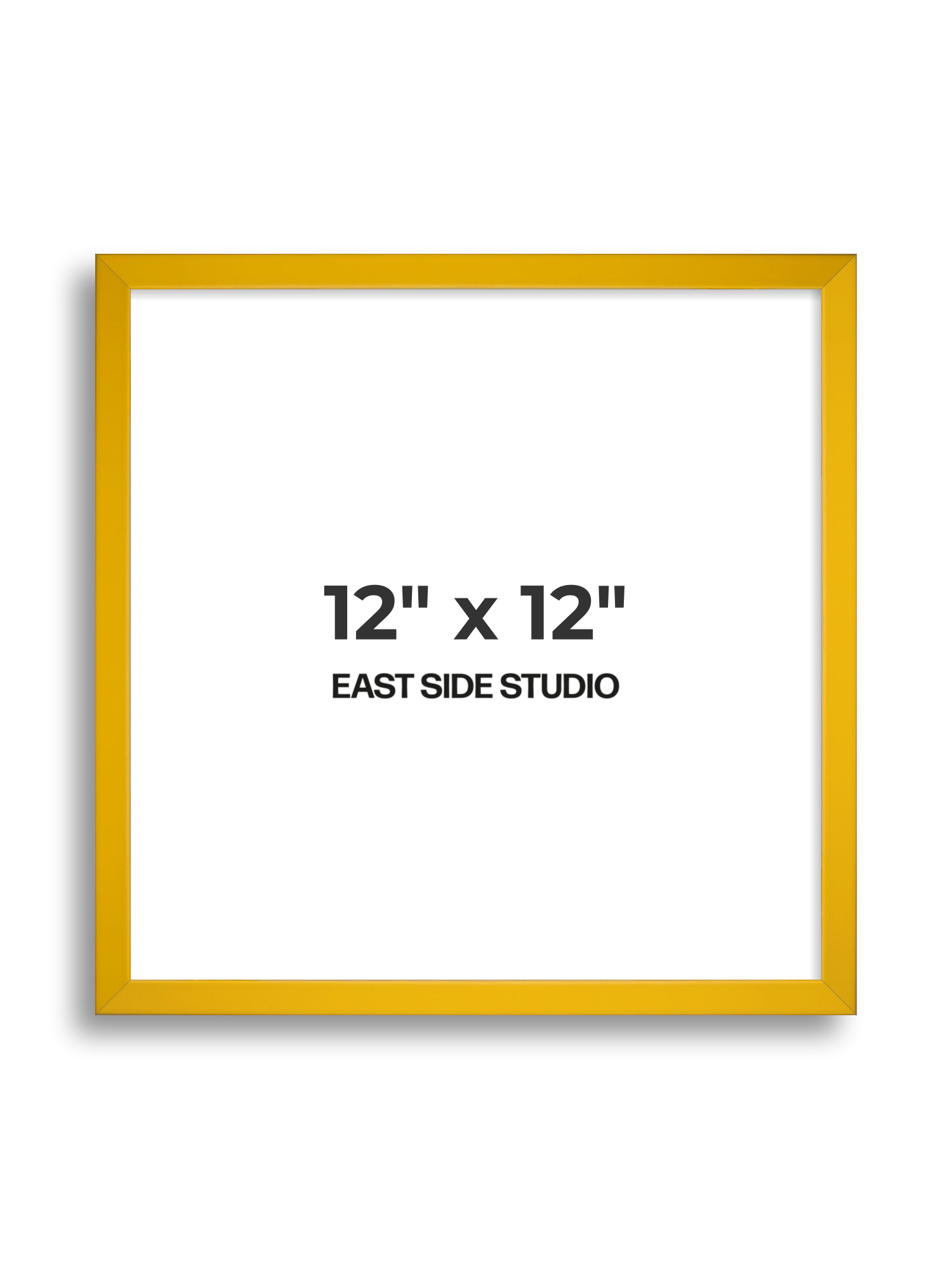 Egg Yolk Yellow 12" x 12" picture frame