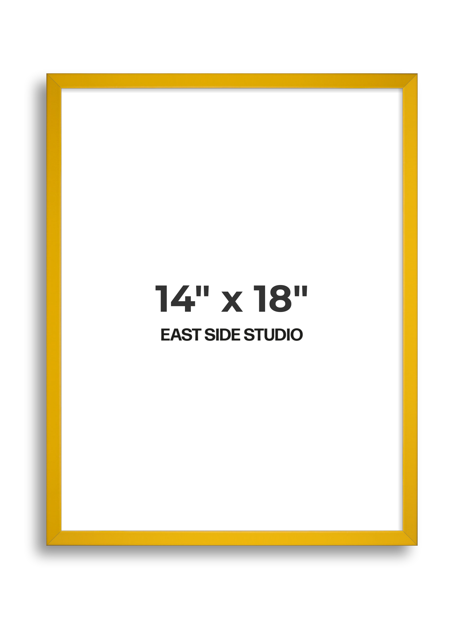 Egg Yolk Yellow 14" x 18" picture frame