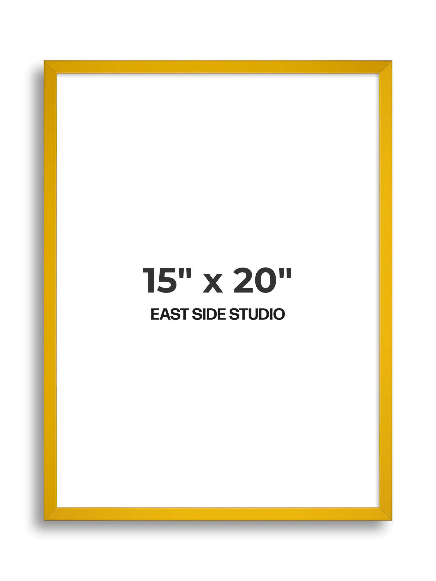 Egg Yolk Yellow 15" x 20" picture frame