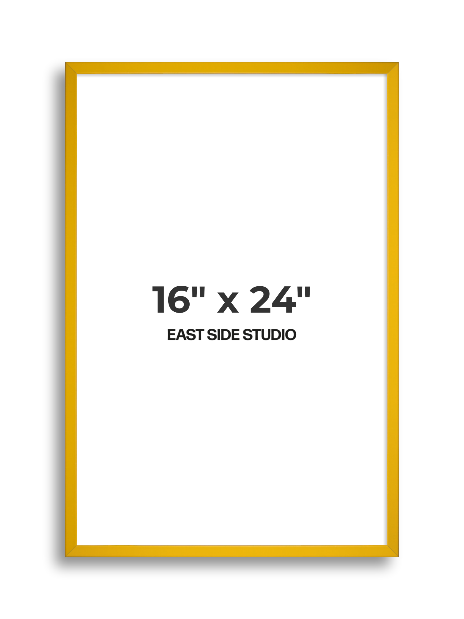 Egg Yolk Yellow 16" x 24" picture frame